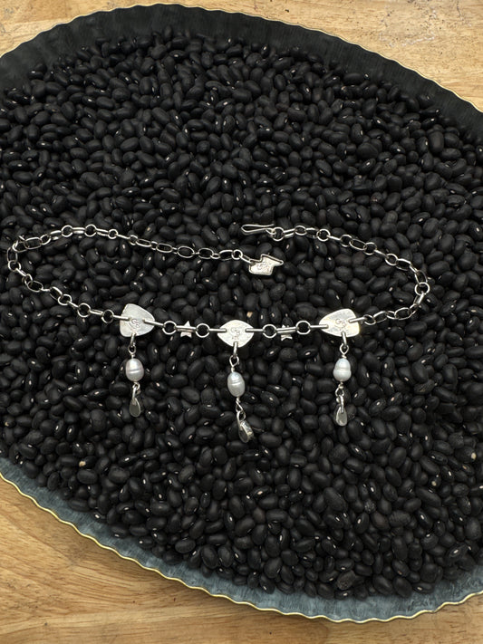 Pilot Mt. Truq, Pearl, and Charoite choker