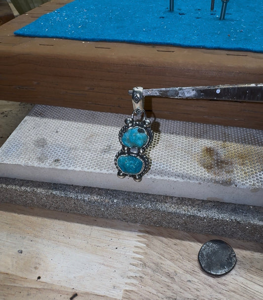 Cloud Chaser Turquoise Pendant