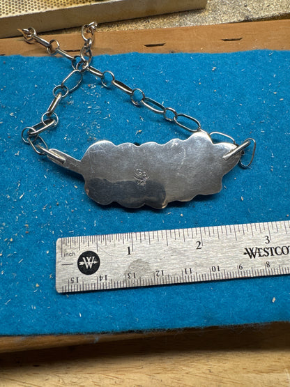 Palomino Variscite Wheat Head Necklace