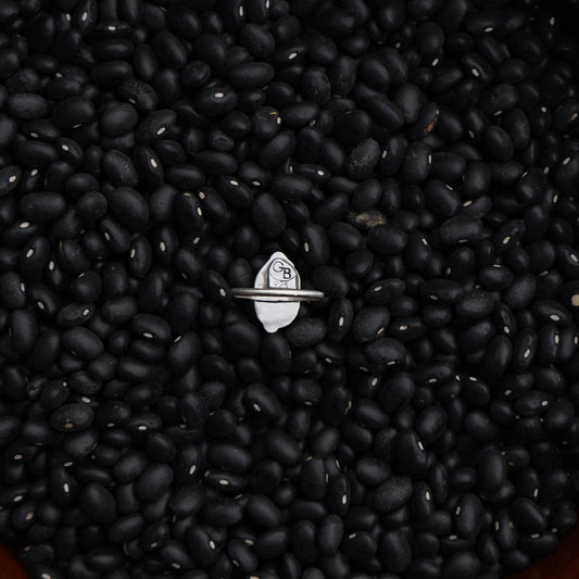 Orange Spiney Oyster Ring | Size 7.5