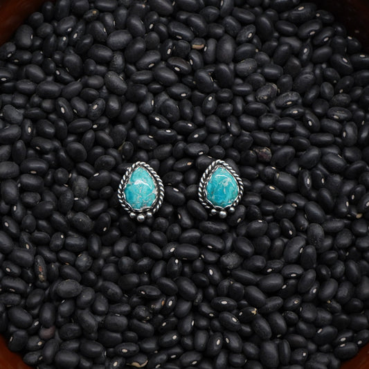 Whitewater Turquoise Stud Earrings