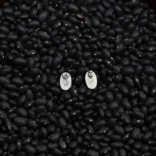 Orange Spiney Oyster Stud Earrings